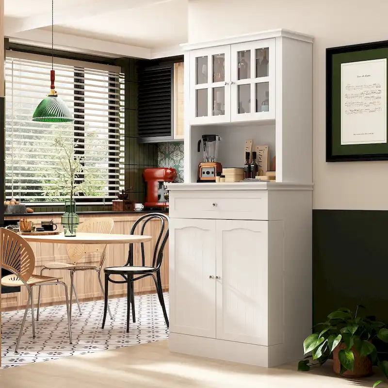 Spacious Kitchen Cabinet with Microwave Space - 30W x 69.3H - image 2