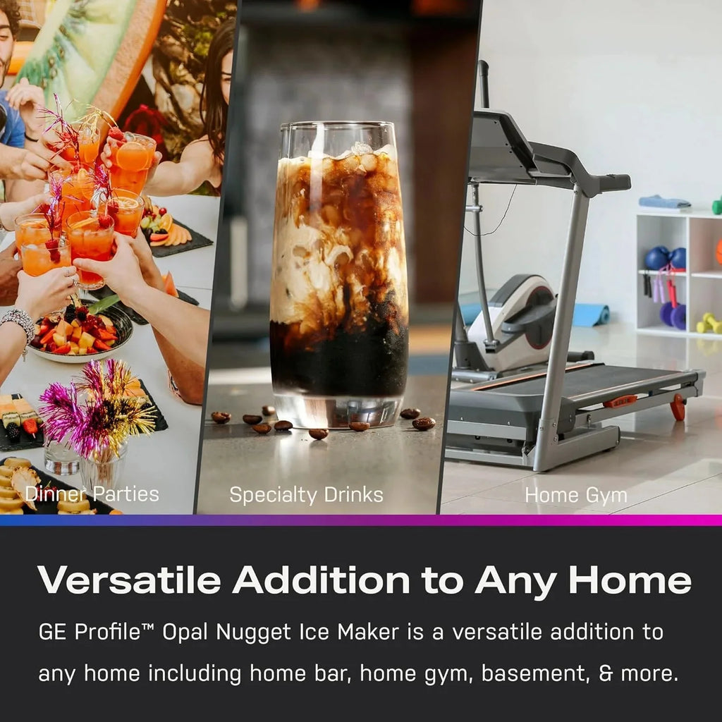 GE Profile Opal 2.0 with 0.75 Gallon Tank, Chewable Crunchable Countertop Nugget Ice Maker, Scoop included, 38 lbs in 24 hours, Pellet Ice Machine with WiFi & Smart Connected, Stainless Steel - image 9