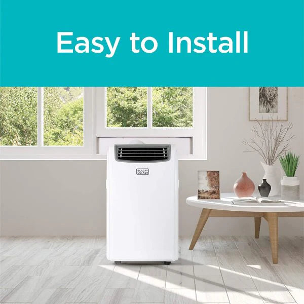BLACK+DECKER 14,000 BTU Portable Air Conditioner with Heat and Remote Control, White - image 4