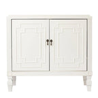 SEI Furniture Taborley Antique White Double-Door Accent Cabinet" can be rewritten as:"SEI Furniture Taborley Antique White Double-Door Accent Storage Cabinet - image 5