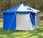 WEEKEND SALE Camping Tent Medieval Knight Harold square Blue- White Water proof Tent 3x3 M - image 2