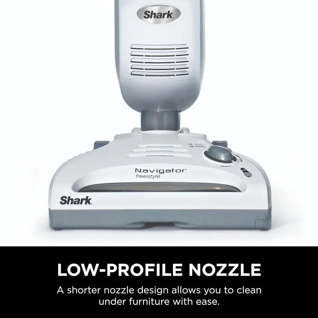 Shark SV1106 Navigator Freestyle Cordless Stick Vacuum, Lightweight, White/Grey, for Carpet & Pet Hair - image 6