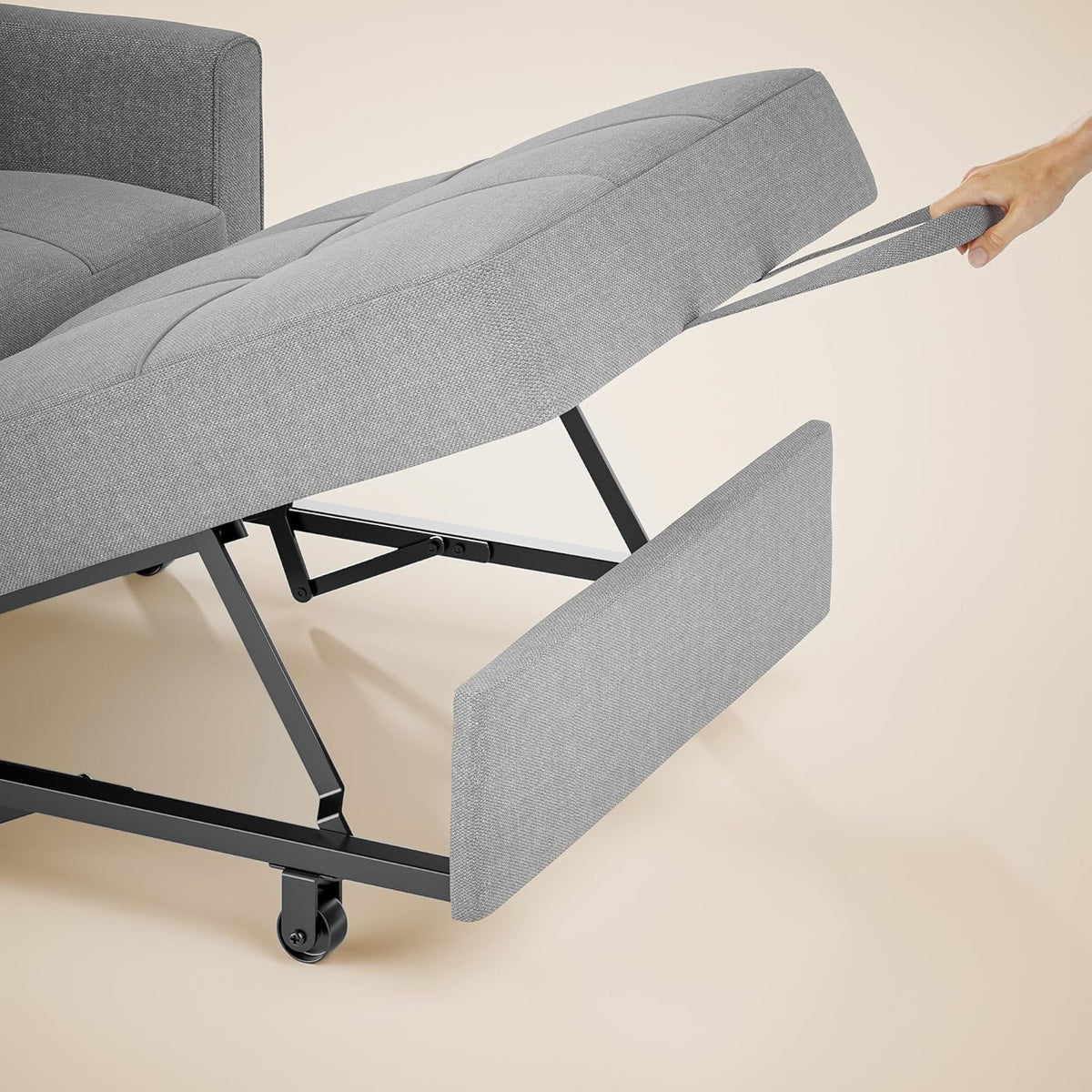 Sofa Bed Chair 3 in 1 Convertible Pullout Single Sleeper Chair Bed Spacious Multifunctional Sofa - image 35