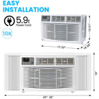 Garvee 5000 BTU Window Air Conditioner, Fast Cooling for Rooms up to 150 Sq. Ft, Window Ac Unit with 7 Level - image 25
