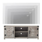 Rustic Farmhouse Barndoor TV Stand - Entertainment Center for TVs up to 70 Inches - image 7