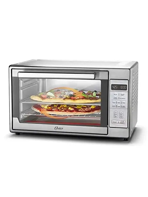 Oster Extra-Large Air Fryer Oven, 10-in-1 Versatile Cooking Functions, Fits 2 Large Pizzas, Stainless Steel, Perfect for Holiday Hosting - image 1