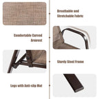 Costway Set of 4 Patio Chairs with Armrests for Garden and Deck - View Details - image 15