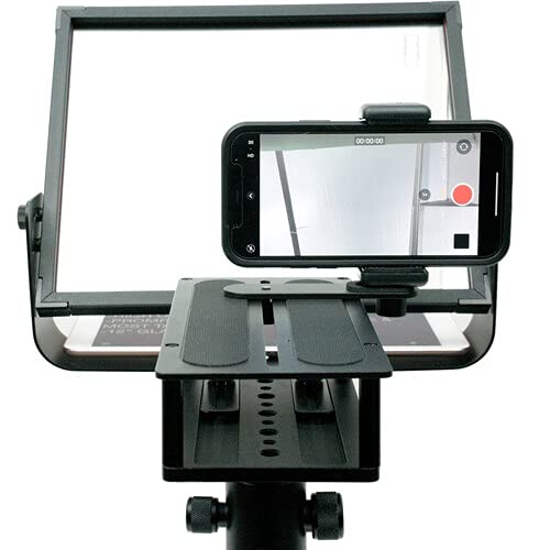 Glide Gear TMP100 Adjustable Teleprompter Beam Splitter 70/30 Glass w/ Carry Case - image 3