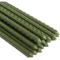 Ecostake 2/5 in. Dia x 35 in. H, Sturdy Steel Garden Stakes Plastic Coated Plant Stakes for Climbing Plants, (10-Pack) - image 1
