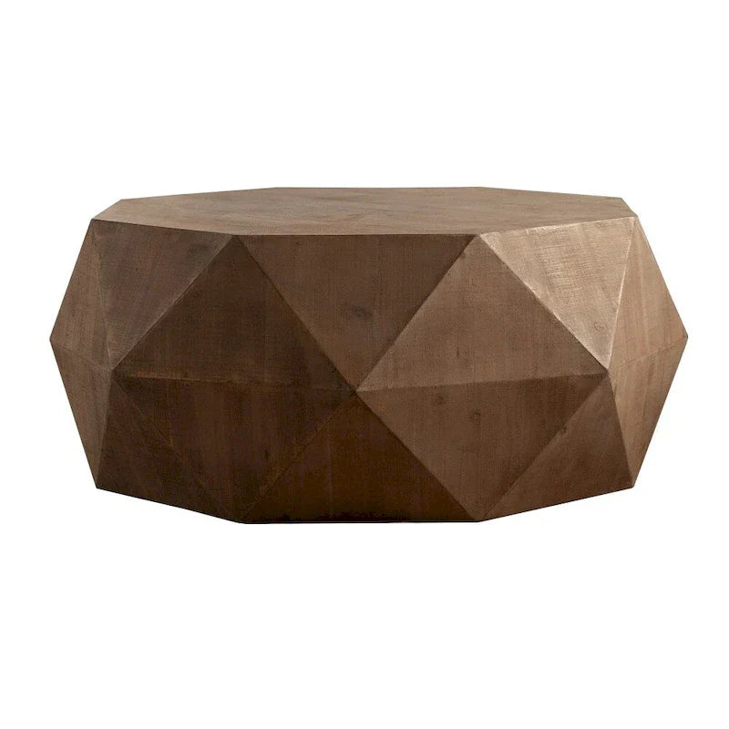 38-Inch Three-Dimensional Embossed Retro American Coffee Table - image 3