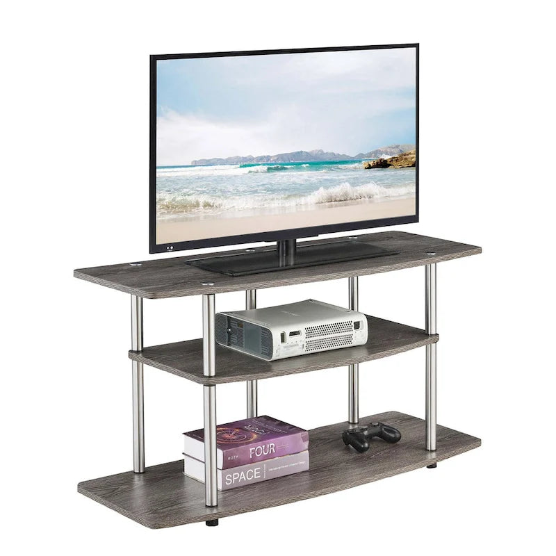 Convenience Concepts Designs2Go Tool-Free 3-Tier Wide TV Stand - image 3