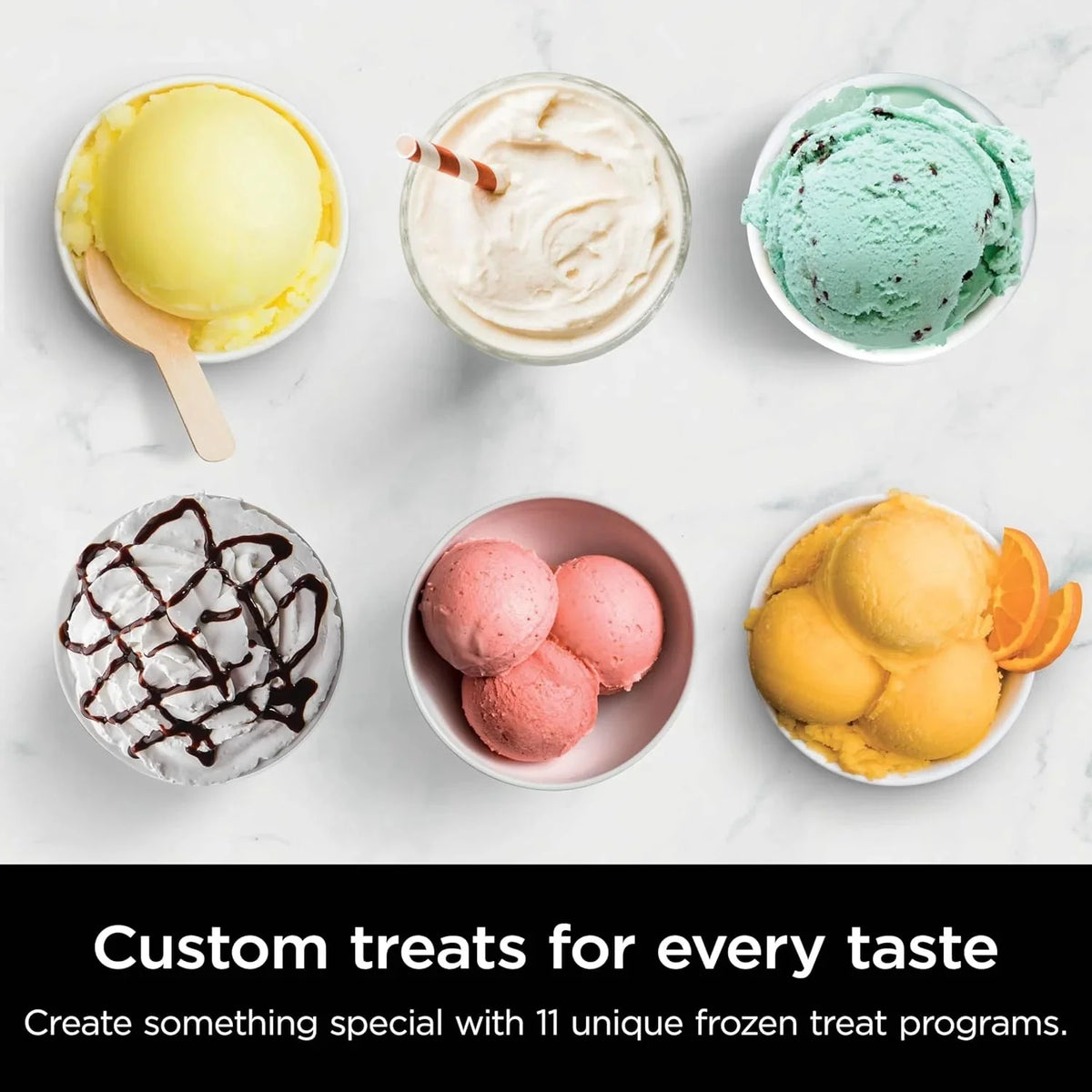 Ninja NC301 CREAMi Ice Cream Maker, for Gelato, Mix-ins, Milkshakes, Sorbet, Smoothie Bowls & More, 7 One-Touch Programs, with (2) Pint Containers & Lids, Compact Size, Perfect for Kids, Silver - image 26