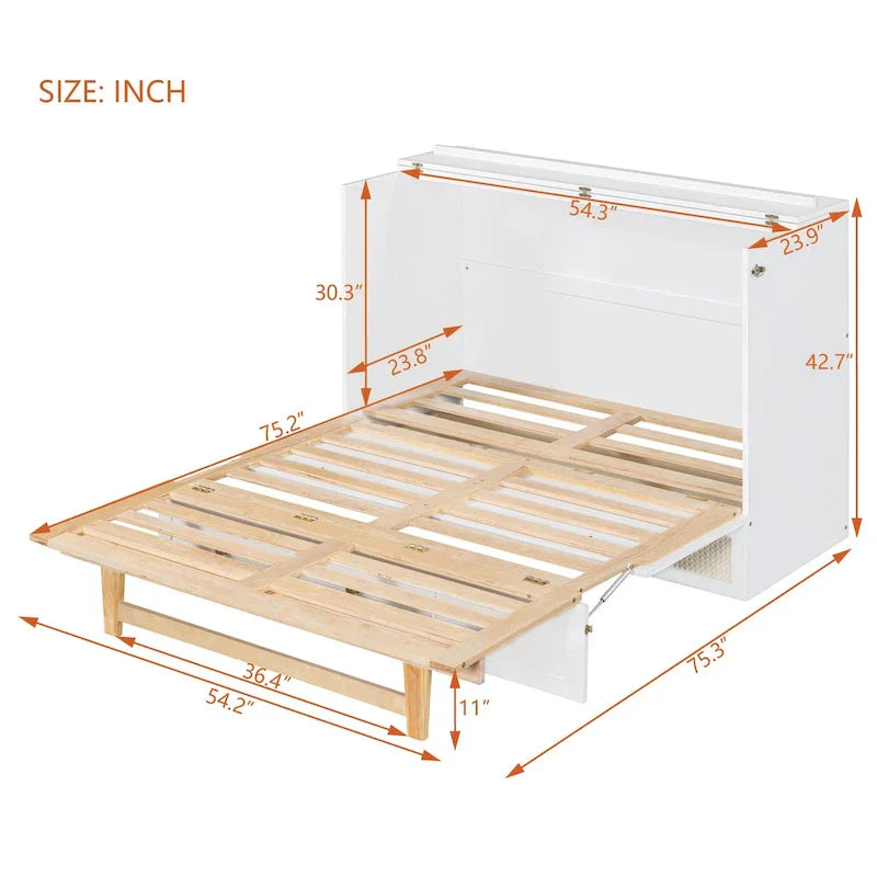 Nestfair Full-Size Murphy Bed with Spacious Drawers - image 13