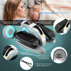 Under Desk Elliptical, Electric Ellipse Leg Exerciser While Sitting for Seniors Adults, Quiet Portable Motorized Seated Foot Pedal Exerciser with Remote Control for Home Office Use - image 20