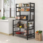 5-Tier Kitchen Baker's Rack with Storage - Microwave Oven Cart - image 14