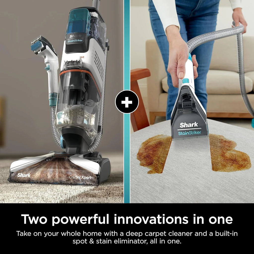 Shark CarpetXpert EX201 Carpet Cleaner, Cyan – Deep Cleaning with StainStriker, Perfect for Pets, Includes Spot & Stain Remover Tools - image 2