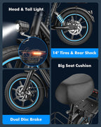 Adults Electric Scooter with Large Middle Basket - image 5