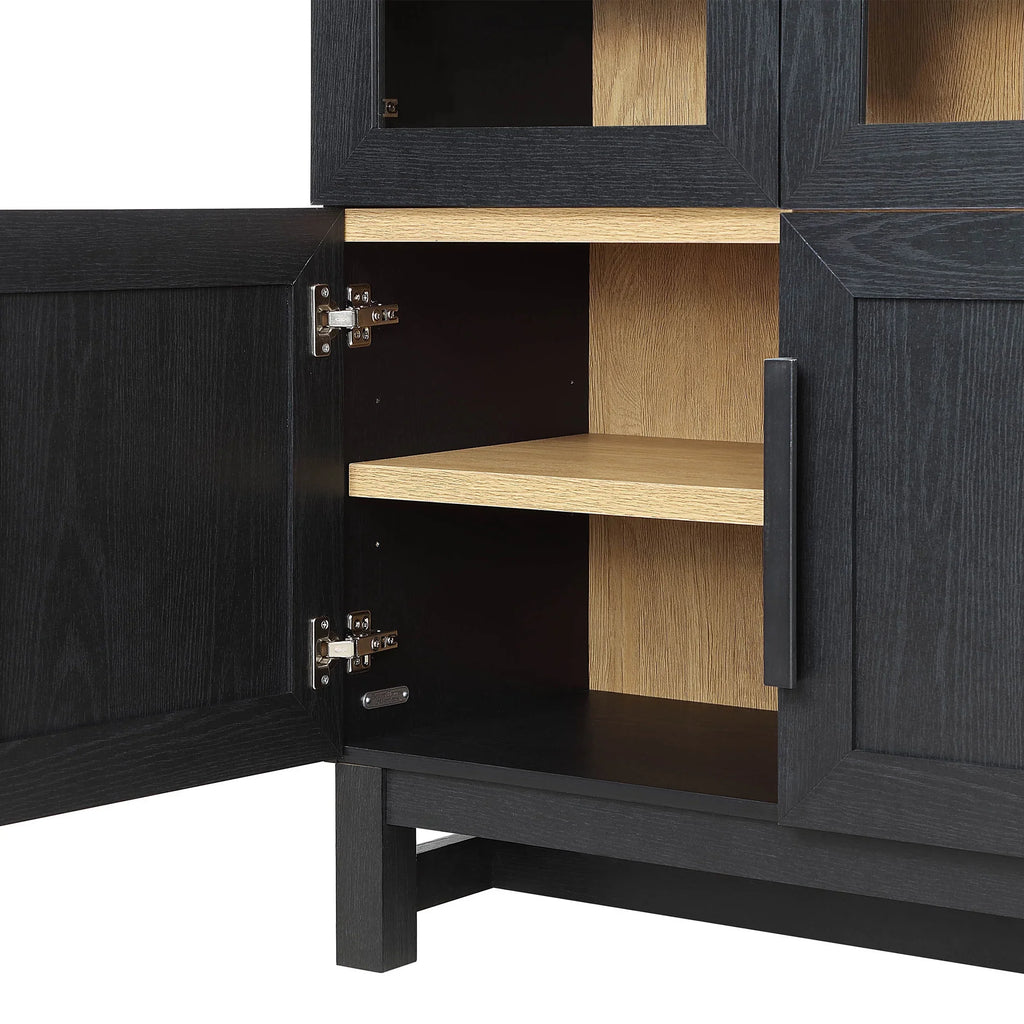 Better Homes & Gardens Juliet Kitchen Rounded Arch Cabinet, Rich Black - image 13