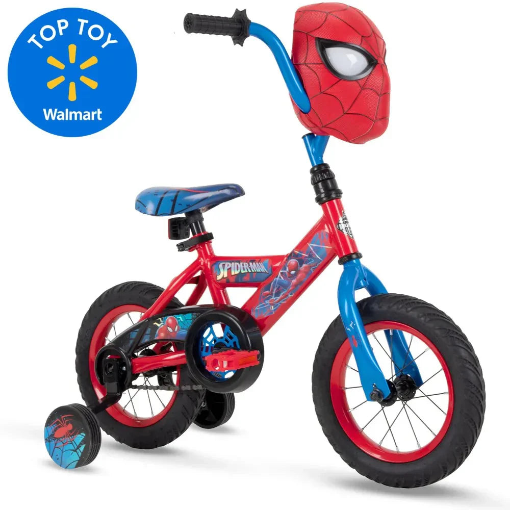 Huffy Marvel Spider-Man 12 Boys Bike with Training Wheels, Easy Assembly, Ages 3-5 - image 4