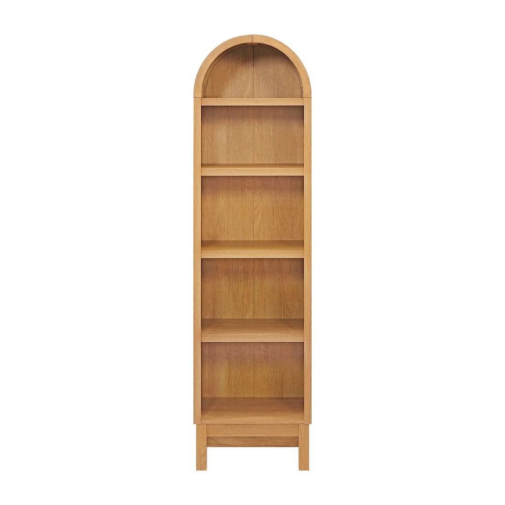 Better Homes & Gardens Juliet Narrow Arch Bookcase, Deep Green and Light Honey - image 38