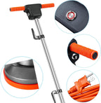 Commercial Floor Scrubber Machine with Brushes and Pads, Heavy Duty Floor Buffer Polisher and Cleaner- Deep Cleaning Tile and Grout, Hardwood Floors and Carpets without Getting on Hands and Knees - image 9
