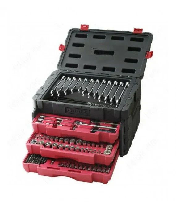 450-Piece Mechanics Tool Set, Ratchet Socket Hand Wrench Toolset - image 2