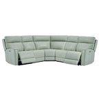 104" 3-Color Genuine Leather Power Reclining Sectional Sofa with Zero Gravity Feature, USB & USB-C Ports, and 2 Stationary Armless Chairs - image 18