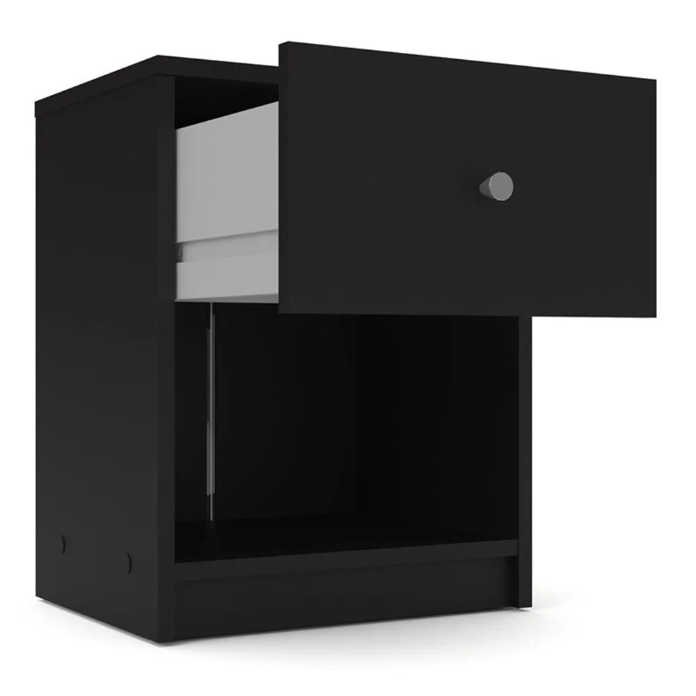 Pemberly Row 3PC Engineered Wood Dresser and Nightstands Bedroom Set in Black - image 10