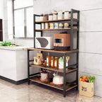 5-Tier Kitchen Baker's Rack with Storage - Microwave Oven Cart - image 3