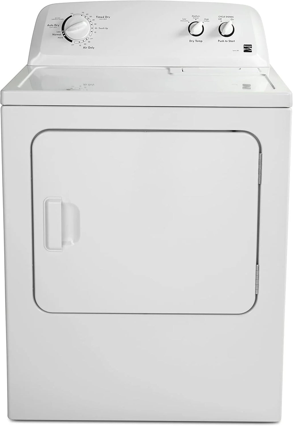 Kenmore 29′′ Front Load Electric Dryer with Wrinkle Guard and 7.0 Cubic Ft. Total Capacity, White - image 12