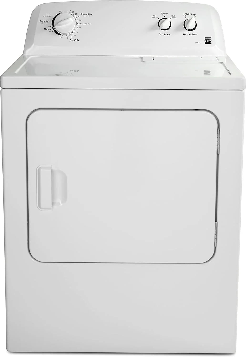 Kenmore 29′′ Front Load Electric Dryer with Wrinkle Guard and 7.0 Cubic Ft. Total Capacity, White - image 12
