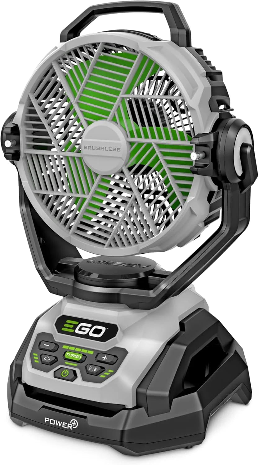 POWER+ Portable Misting Fan - 18" Outdoor Electric, 5 Speeds - image 3