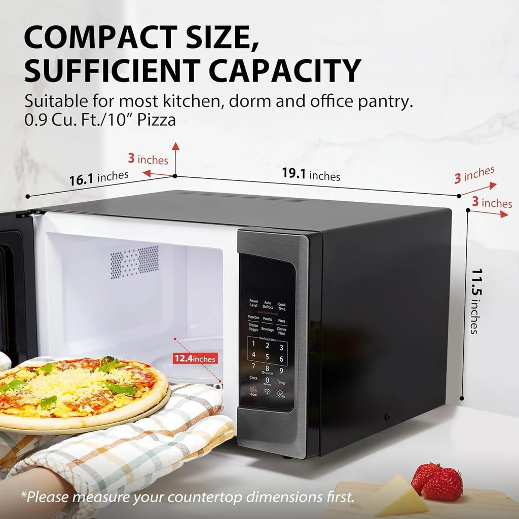 TOSHIBA 4-in-1 ML-EC42P(SS) Countertop Microwave Oven, Smart Sensor, Convection, Air Fryer Combo, Mute Function, Position Memory 13.6" Turntable, 1.5 Cu Ft, 1000W, Silver - image 11