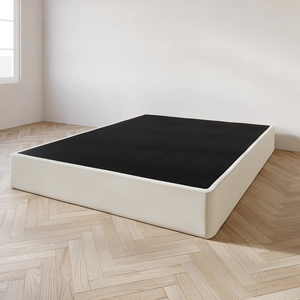 CraftPorch Solid Wood 8-Inch Box Spring Foundation with Wood Slats - image 1