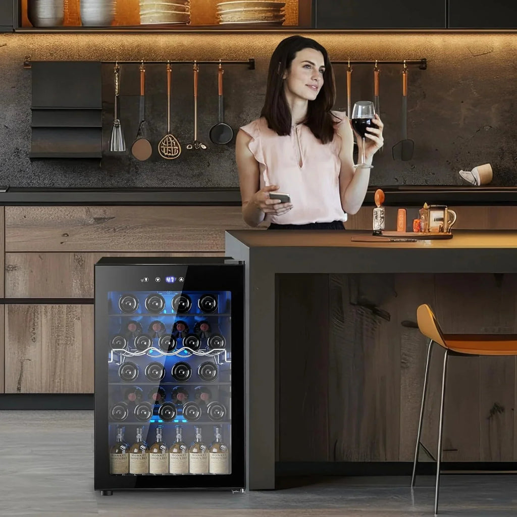 Mini Fridge 130 Can Beverage Refrigerator Cooler, 3.2 Cu.Ft Drink Fridge for Soda Wine Beer, Adjustable Temperature Control for Home Office, Black - image 24