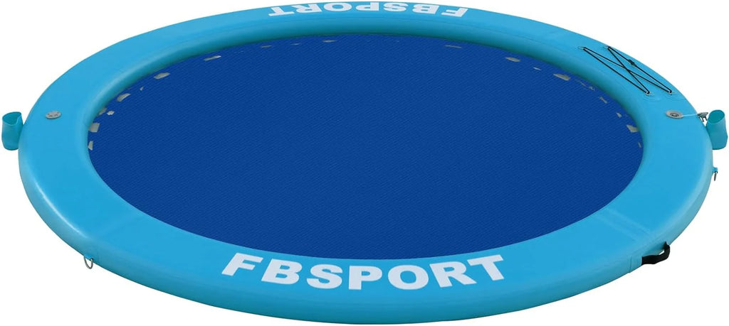 Inflatable Dock Floating Platform 8ft Inflatable Water Hammock Floating Deck for Lake W/Cupholder Round Floating Ring Float Ring Pool Float Raft Lounger Island Platform Pad - image 17