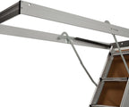 LITE 10ft Aluminum Attic Ladder, 375lb Capacity, Type IAA - image 8