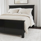 Homestyles Oak Park Black Wood Queen Bed and Nightstand Set - 2 Pieces - image 4