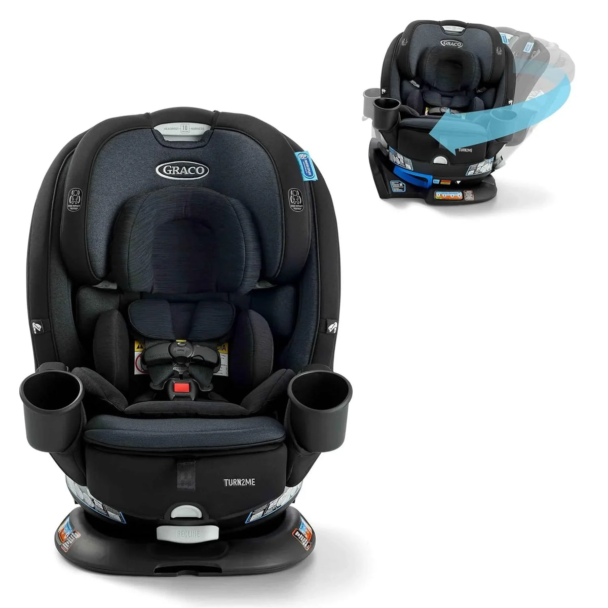 Graco Turn2Me 3-in-1 rotating child car seat, Cambridge - image 1