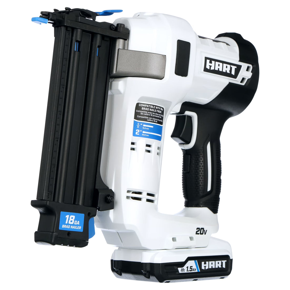 HART 20-Volt Brad Nailer Kit & Brad Nails - image 1
