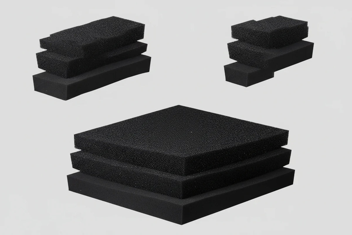 Aquarium Filter Cotton Sponge – Fish Tank Filtration Foam Pad Water Purifier Media - image 4