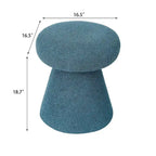 Adeco Large Soft Mushroom Ottoman - Versatile Foot Stool for Living Room and Bedroom - image 23