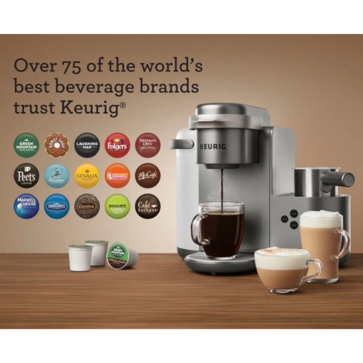 Keurig K-Cafe Single Serve K-Cup Coffee Maker, Latte Maker and Cappuccino Maker, Dark Charcoal - image 25