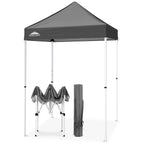 EAGLE PEAK 5x5 Pop up Canopy Tent Instant Outdoor Canopy Easy Set - up Straight Leg Folding Shelter（blue） - image 85