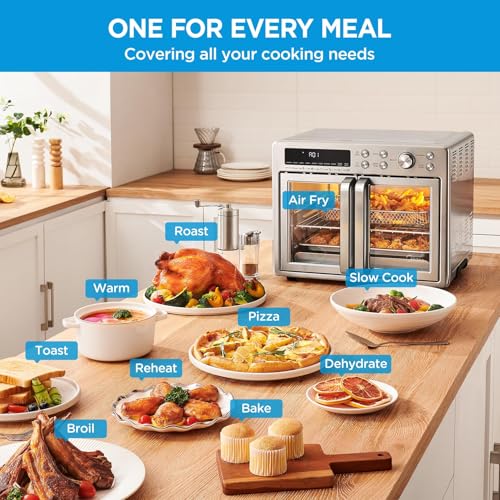 Midea Flexify French Door Toaster Oven Air Fryer Combo, 26.4 QT, Extra Large Air Fryer Countertop Oven 10 in 1 Combo, 25% Faster Cooking and 90% Less Oil, Stainless Steel : Home & Kitchen - image 6