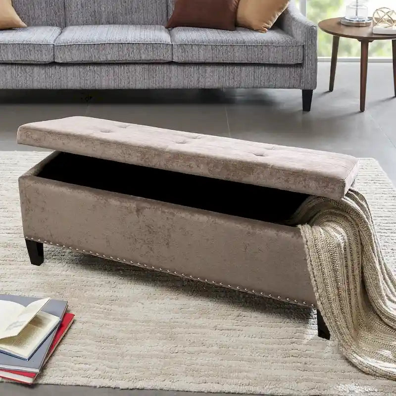 Madison Park Shandra II Tufted Soft Close Storage Bench - image 6