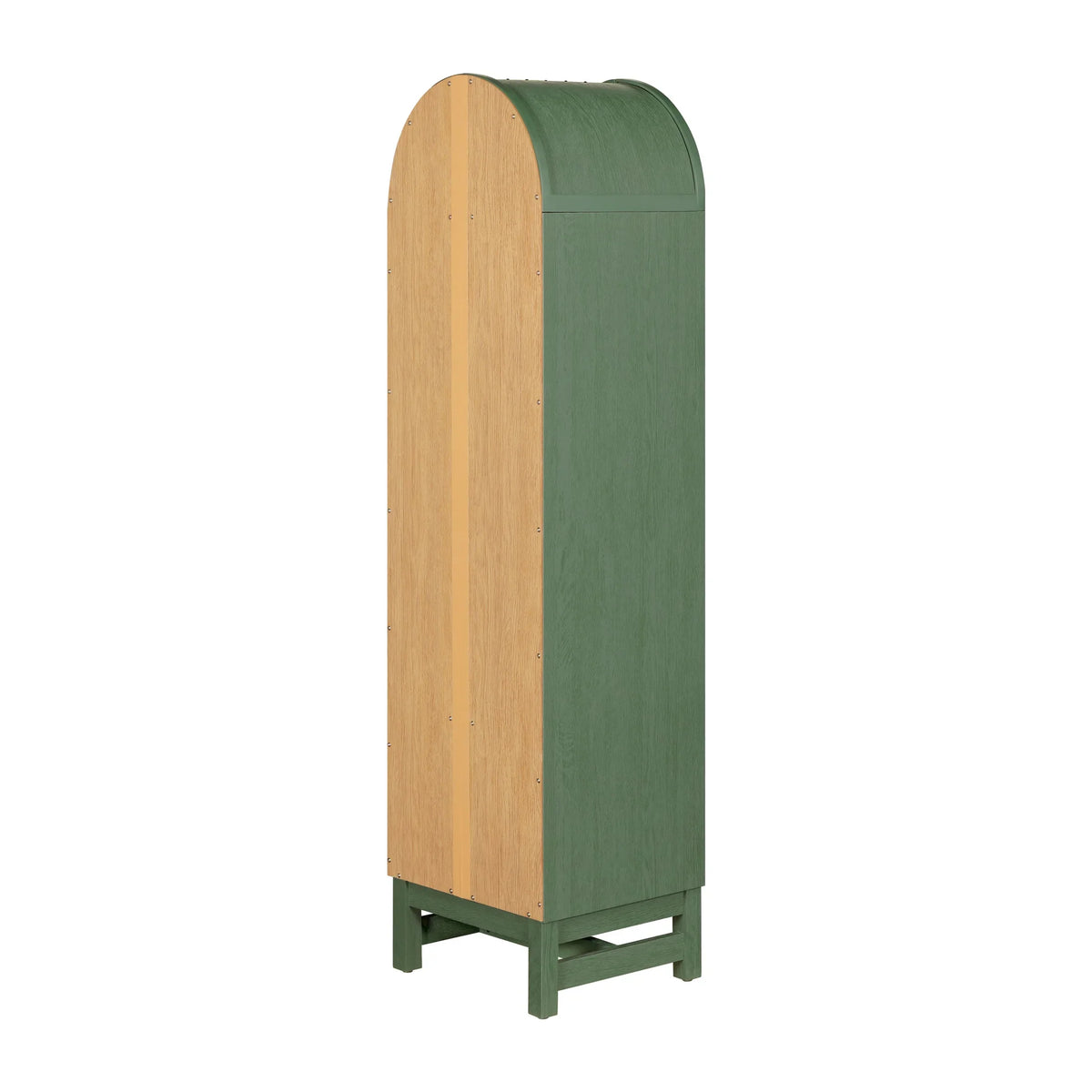 Better Homes & Gardens Juliet Narrow Arch Bookcase, Deep Green and Light Honey - image 13