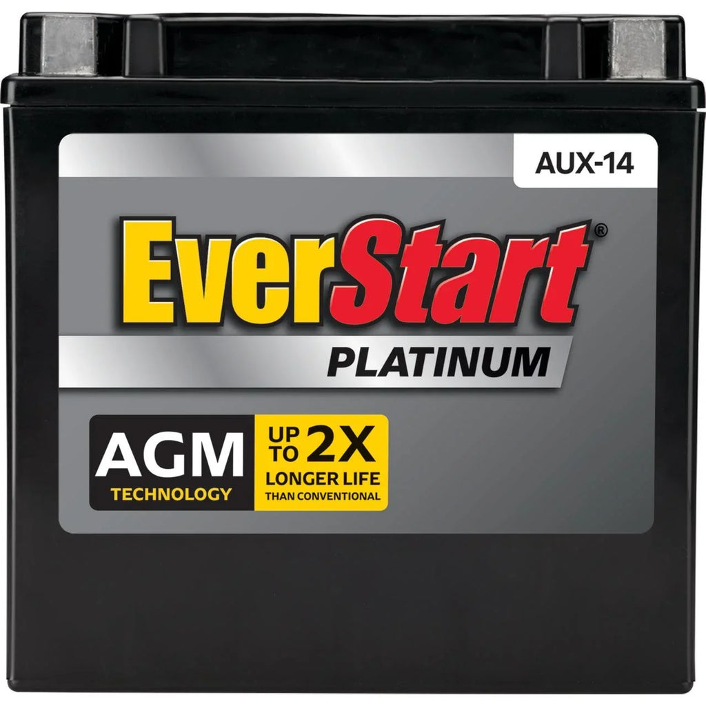 EverStart Platinum BOXED AGM Battery, Group Size AUX 14 12 Volt, 200 CCA - image 3