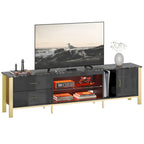 Contemporary 80-Inch TV Stand for 75/80/85 Inch TVs with 2 Drawers - image 10