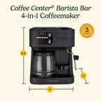 Coffeemaker 4-In-1 Coffee Center Barista Machine - image 11